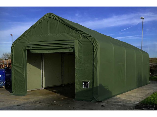 Greenland - 2026 - 10x12.20x5.20m - opslagshelter/ magazijntent army green - afbeelding 1 van  4