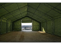 Greenland - 2026 - 18,3x9,15x6,1 meter - opslagshelter/ magazijntent army green - afbeelding 2 van  6