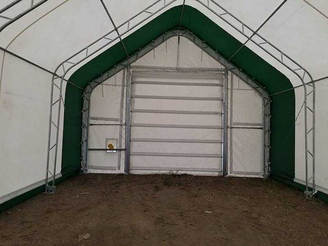 Greenland - 2026 - 18,3x9,15x6,1 meter - opslagshelter/ magazijntent army green - afbeelding 4 van  6