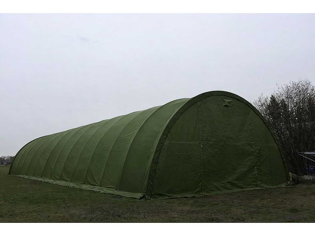 Greenland - 2026 - 26x9.75x4.60 army green - opslagtent/rondbooghal 610gr - afbeelding 2 van  4