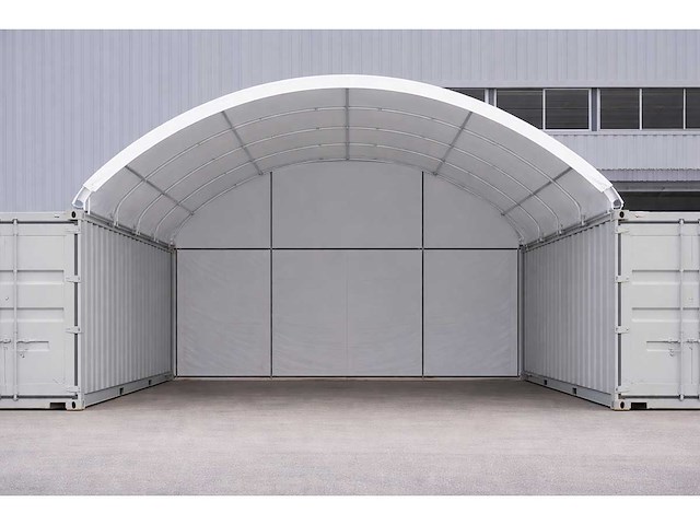 Greenland - 2026 - 6x6x2 meter - 20ft container overkapping met achterwand - afbeelding 1 van  2