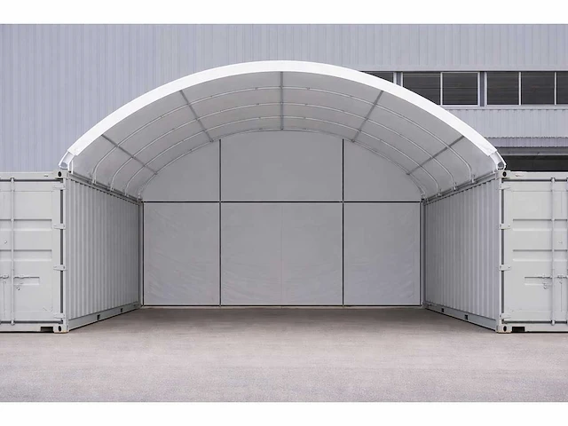 Greenland - 2026 - 6x6x2 meter - 20ft container overkapping met achterwand - afbeelding 1 van  3