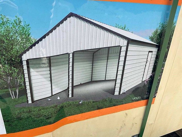 Greenland - 2026 - garage / opslagloods compleet 5.8x6.3x3.76 meter - afbeelding 3 van  5