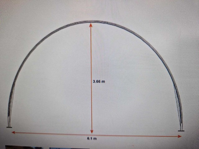 Greenland - 9,10x6,10x3,65 meter - garagetent/opslagtent - afbeelding 6 van  7