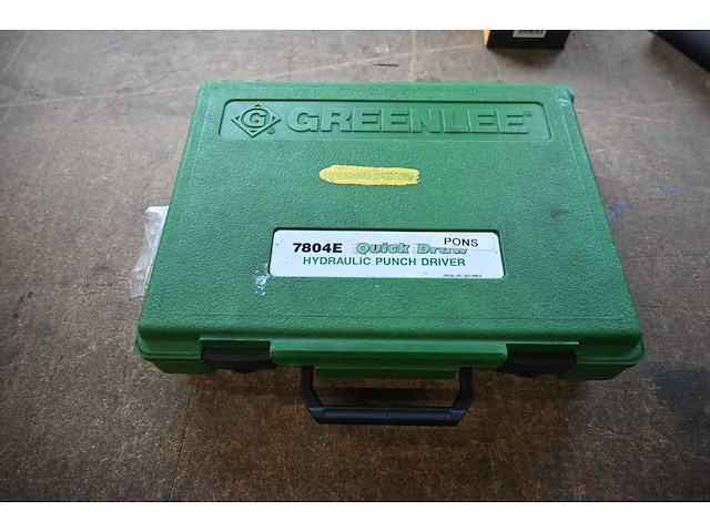 Greenlee 7804e quick draw hydraulische pons - afbeelding 4 van  4
