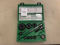 Greenlee ponsen- matrijzenset - afbeelding 1 van  2