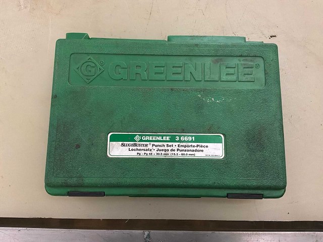 Greenlee ponsen- matrijzenset - afbeelding 2 van  2