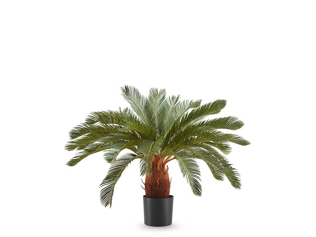 Greenmoods 90cm cycas kunstplant in pot - afbeelding 1 van  3