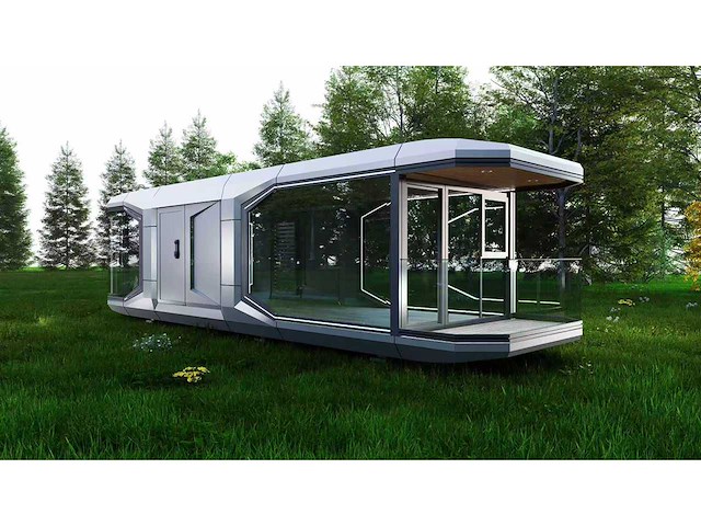 Greenverso x118 11,8x3,3 m tiny house / space woning / capsule woning / chalet - afbeelding 16 van  73