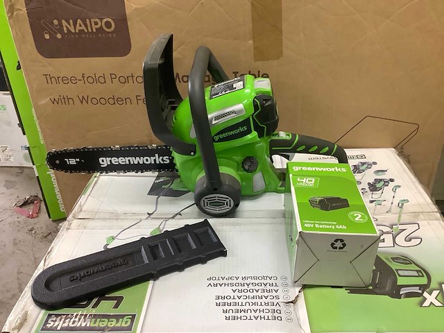 Greenworks 20117 accu kettingzaag - afbeelding 1 van  6