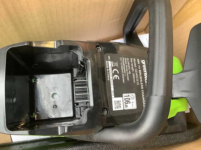 Greenworks accu kettingzaag - afbeelding 4 van  4