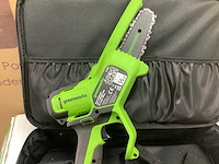 Greenworks g24mcs10 kettingzaag - afbeelding 2 van  3