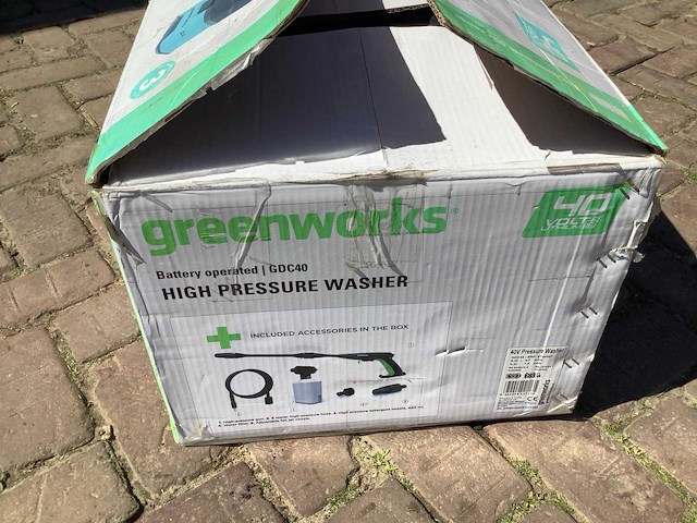 Greenworks gdc40 hogedrukreiniger - afbeelding 4 van  4