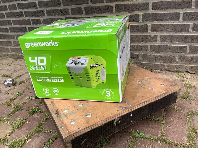 Greenworks luchtcompressor - afbeelding 1 van  4