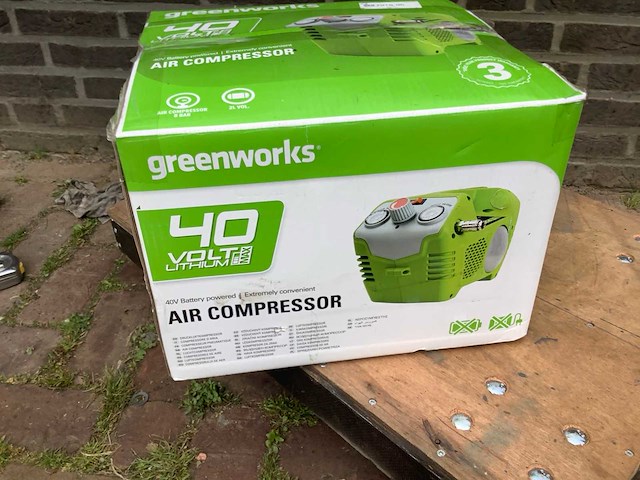 Greenworks luchtcompressor - afbeelding 4 van  4