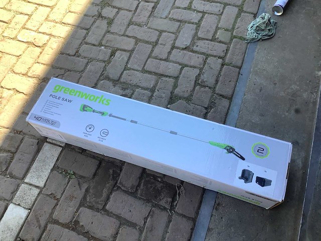 Greenworks stokkettingzaag - afbeelding 1 van  3