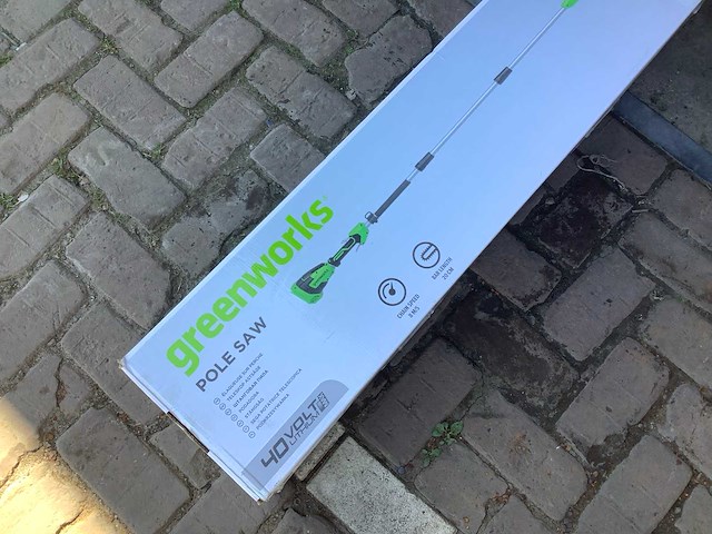 Greenworks stokkettingzaag - afbeelding 2 van  3