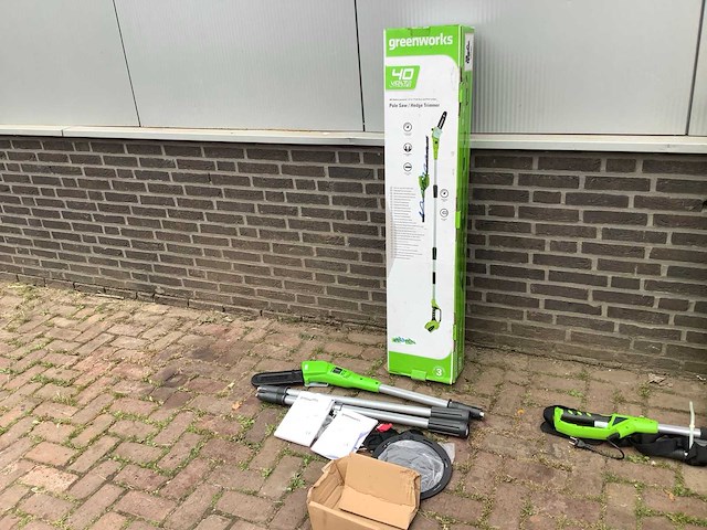 Greenworks stokkettingzaag - afbeelding 1 van  3