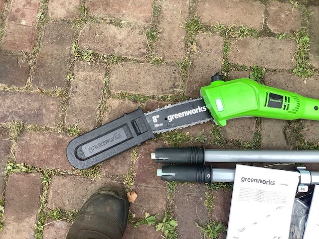Greenworks stokkettingzaag - afbeelding 2 van  3