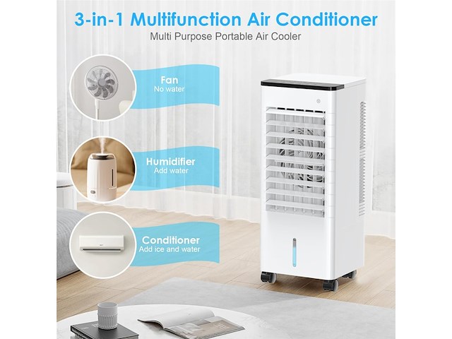 Gregali 3-in-1 mobiele airconditioner - afbeelding 2 van  6