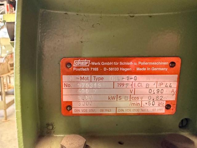 Greif - 1997 - dhl-0-1 - dubbelsteens slijpmachine - afbeelding 6 van  6