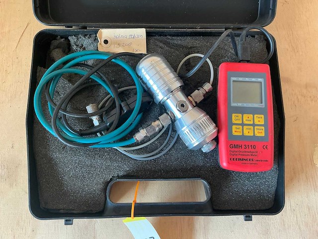 Greisinger gmh 3110 gasdrukmeter - afbeelding 2 van  3
