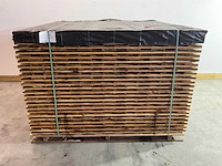 Grenen - 17-planks - houten tuinscherm geïmpregneerd 180x180 cm (10x) - afbeelding 3 van  5