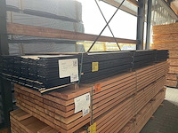 Grenen acoustic desgin profiel zwart gecoat 4500x142x22mm (80x) - afbeelding 2 van  3