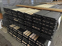 Grenen acoustic design- triple- deens profiel zwart gecoat 4500x142x22mm (51x) - afbeelding 3 van  3