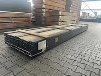 Grenen acoustic design zwart gecoat 4500x142x22mm (80x) - afbeelding 2 van  3