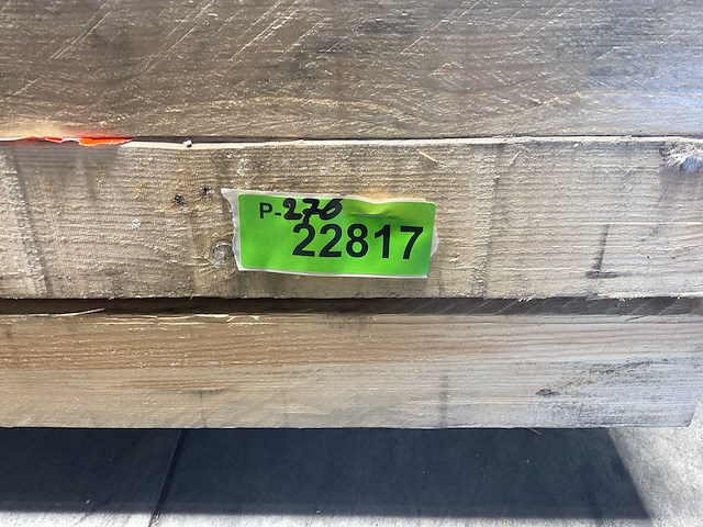 Grenen balk 450x12.5x7.5 cm (30x) - afbeelding 6 van  6