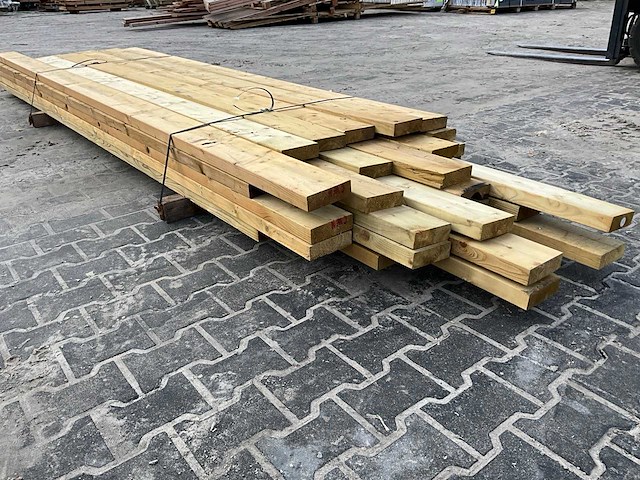 Grenen balk 4.5x16 cm (30x) - afbeelding 3 van  5