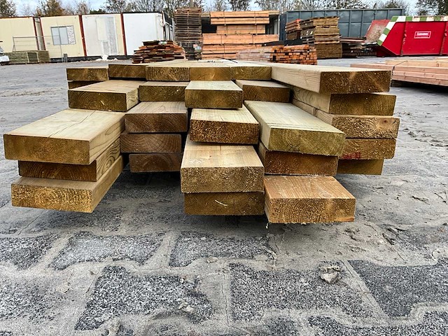 Grenen balk 4.5x16 cm (30x) - afbeelding 5 van  5