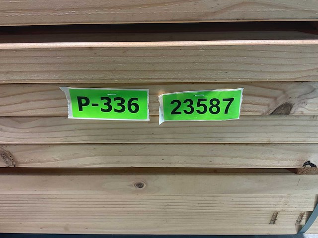 Grenen balk geschaafd - 360x4,5x4,5 cm (100x) - afbeelding 7 van  7