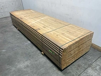Grenen balk geschaafd - 360x4,5x4,5 cm (100x)