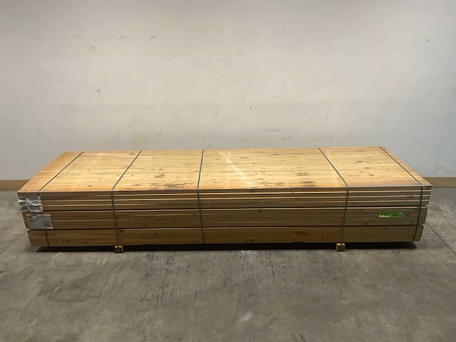 Grenen balk geschaafd - 360x4,5x4,5 cm (100x) - afbeelding 2 van  7