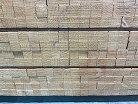 Grenen balk geschaafd - 360x4,5x4,5 cm (100x) - afbeelding 6 van  7