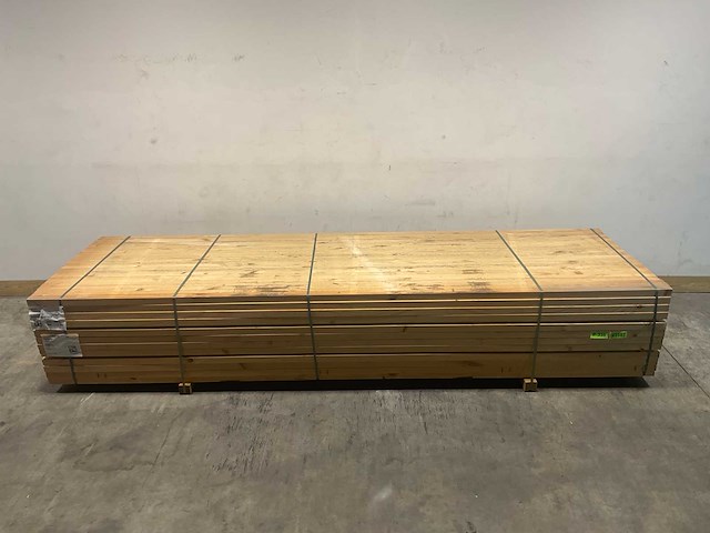 Grenen balk geschaafd - 360x4,5x4,5 cm (200x) - afbeelding 2 van  6