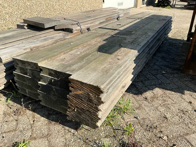Grenen beschoeing planken (15x) - afbeelding 1 van  4