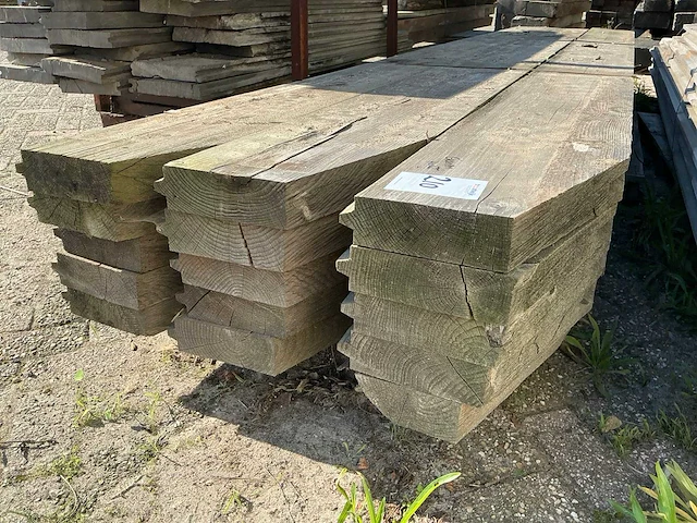 Grenen beschoeing planken (15x) - afbeelding 2 van  4