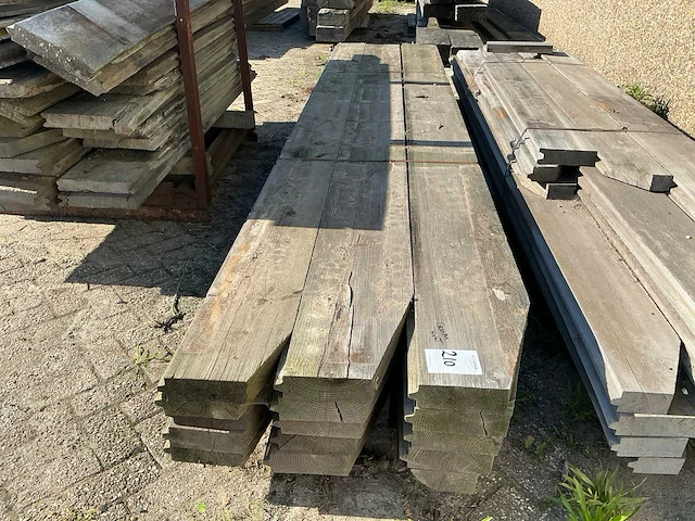 Grenen beschoeing planken (15x) - afbeelding 3 van  4