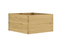 Grenen bloembak geïmpregneerd - 150x150x54 cm (2x) - afbeelding 1 van  3