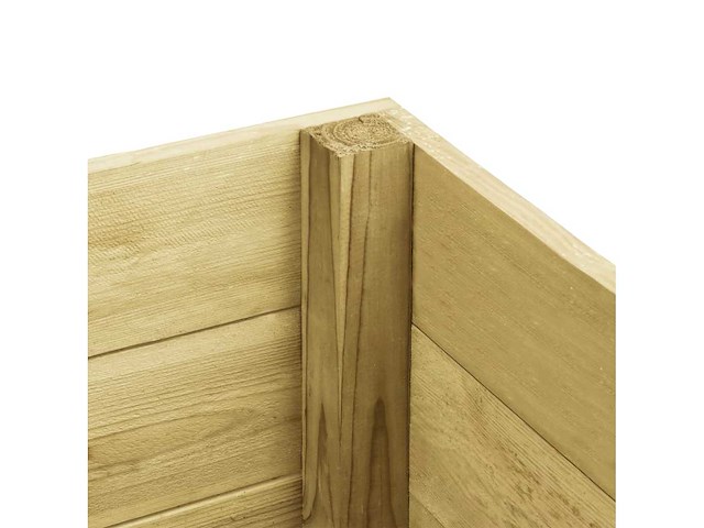 Grenen bloembak geïmpregneerd - 150x150x54 cm (2x) - afbeelding 2 van  3