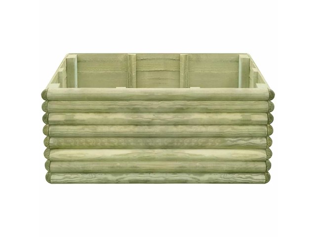 Grenen bloembak geïmpregneerd - 156x106x48 cm (2x) - afbeelding 1 van  2