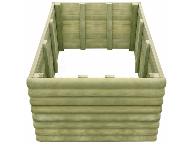 Grenen bloembak geïmpregneerd - 156x106x48 cm (2x) - afbeelding 2 van  2