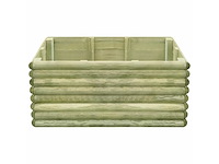 Grenen bloembak geïmpregneerd - 156x106x48 cm (2x)