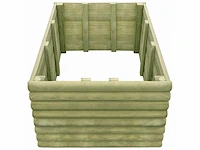 Grenen bloembak geïmpregneerd - 156x56x48 cm (2x) - afbeelding 2 van  2