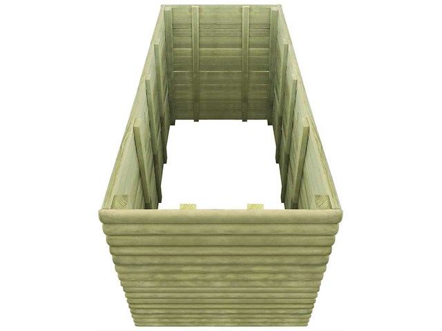 Grenen bloembak geimpregneerd - 206x56x48 cm (1x) - afbeelding 2 van  2
