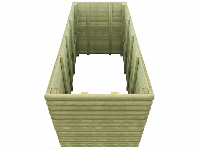 Grenen bloembak geimpregneerd - 206x56x48 cm - afbeelding 2 van  2