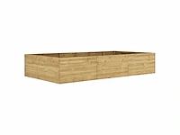 Grenen bloembak geïmpregneerd - 450x100x54 cm